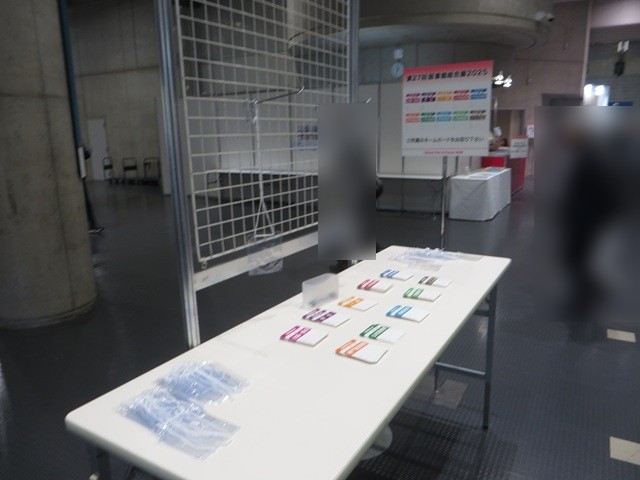 ネームカードの一覧（遠景）